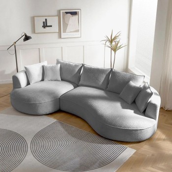 Corner Sofa Venedik Left - Grey Grey