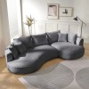 Corner Sofa Venedik Right - Dark Grey Dark Grey