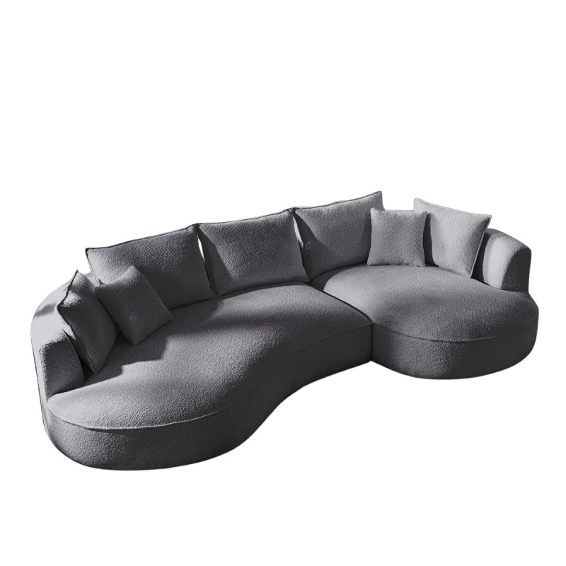 Corner Sofa Venedik Right - Dark Grey Dark Grey