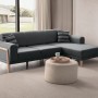 Corner Sofa Latte Relax Right - Anthracite Anthracite