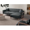 Corner Sofa Latte Relax Right - Anthracite Anthracite