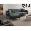 Corner Sofa Latte Relax Left - Anthracite Anthracite