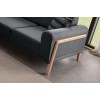 Corner Sofa Latte Relax Left - Anthracite Anthracite