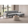 Corner Sofa Latte Relax Right - Grey Grey