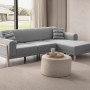 Corner Sofa Latte Relax Right - Grey Grey