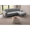 Corner Sofa Latte Relax Right - Grey Grey
