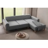 Corner Sofa Latte Relax Right - Grey Grey