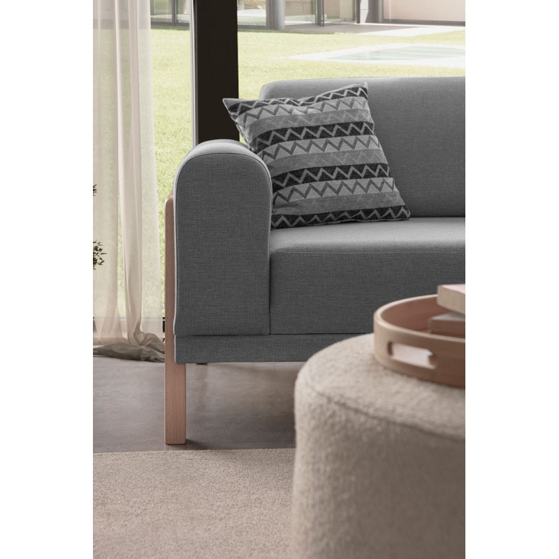 Corner Sofa Latte Relax Right - Grey Grey