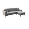 Corner Sofa Latte Relax Right - Grey Grey