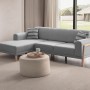 Corner Sofa Latte Relax Left - Grey Grey