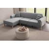 Corner Sofa Latte Relax Left - Grey Grey