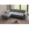 Corner Sofa Latte Relax Left - Grey Grey
