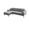 Corner Sofa Latte Relax Left - Grey Grey