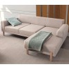Corner Sofa Latte Relax Right - Cream Cream