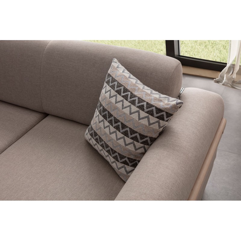 Corner Sofa Latte Relax Right - Cream Cream