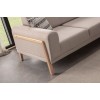 Corner Sofa Latte Relax Right - Cream Cream