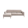 Corner Sofa Latte Relax Left - Cream Cream