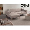 Corner Sofa Latte Relax Left - Cream Cream