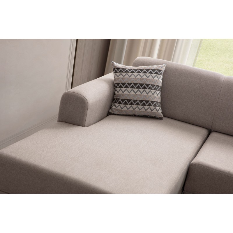 Corner Sofa Latte Relax Left - Cream Cream