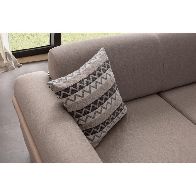 Corner Sofa Latte Relax Left - Cream Cream