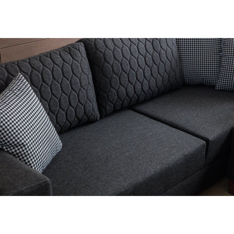 Corner Sofa-Bed Loft - Anthracite Anthracite