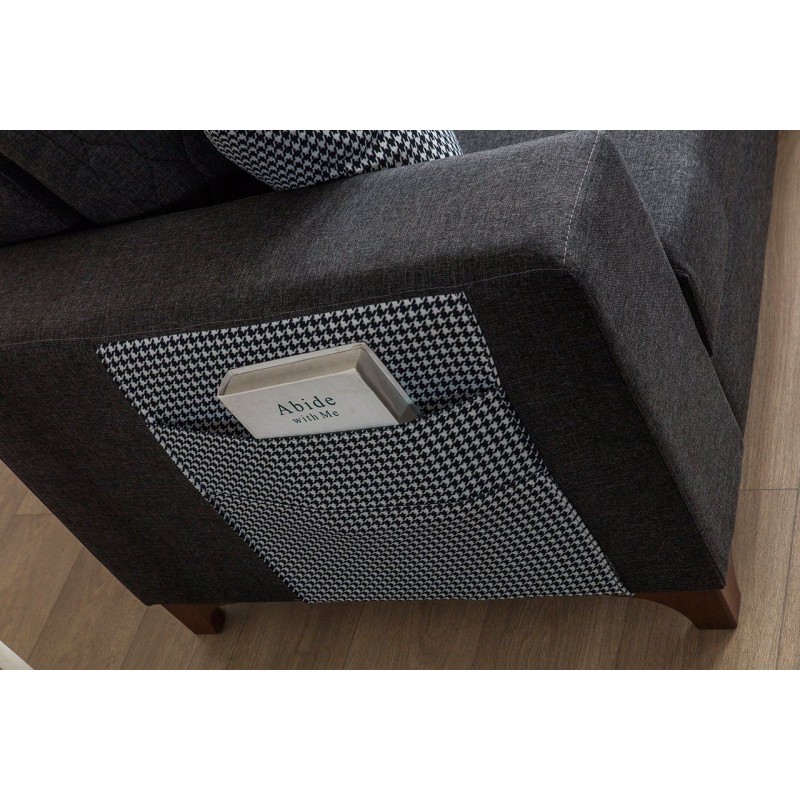 Corner Sofa-Bed Loft - Anthracite Anthracite