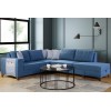 Corner Sofa-Bed Loft - Blue Blue