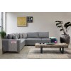 Corner Sofa-Bed Loft - Grey Grey