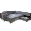 Corner Sofa-Bed Loft - Grey Grey