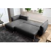Corner Sofa-Bed Puffy - Anthracite Anthracite