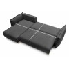 Corner Sofa-Bed Puffy - Anthracite Anthracite