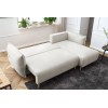 Corner Sofa-Bed Puffy - Cream Cream