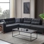 Corner Sofa-Bed Tloft Left - Anthracite Anthracite