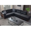 Corner Sofa-Bed Tloft Left - Anthracite Anthracite