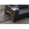 Corner Sofa-Bed Tloft Left - Anthracite Anthracite