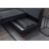 Corner Sofa-Bed Tloft Left - Anthracite Anthracite