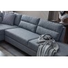 Corner Sofa-Bed Tloft Left - Grey Grey