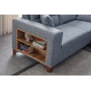 Corner Sofa-Bed Tloft Left - Grey Grey