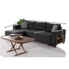 Corner Sofa-Bed Tloft Mini - Anthracite Anthracite
