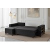 Corner Sofa-Bed Tloft Mini - Anthracite Anthracite