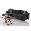 Corner Sofa-Bed Tloft Mini - Anthracite Anthracite