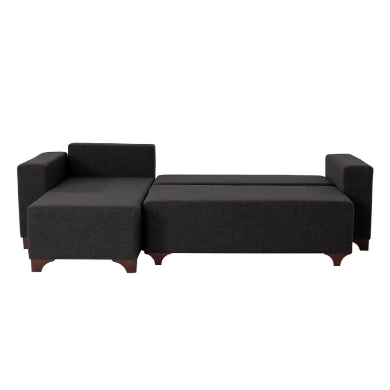 Corner Sofa-Bed Tloft Mini - Anthracite Anthracite