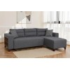 Corner Sofa-Bed Tloft Mini - Grey Grey