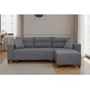 Corner Sofa-Bed Tloft Mini - Grey Grey