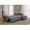 Corner Sofa-Bed Tloft Mini - Grey Grey