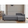 Corner Sofa-Bed Tloft Mini - Grey Grey