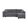 Corner Sofa-Bed Tloft Mini - Grey Grey