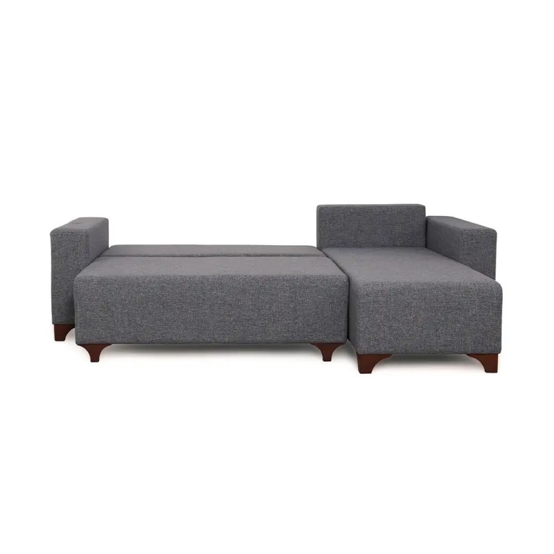 Corner Sofa-Bed Tloft Mini - Grey Grey