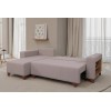Corner Sofa-Bed Tloft Mini - Cream Cream