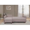 Corner Sofa-Bed Tloft Mini - Cream Cream